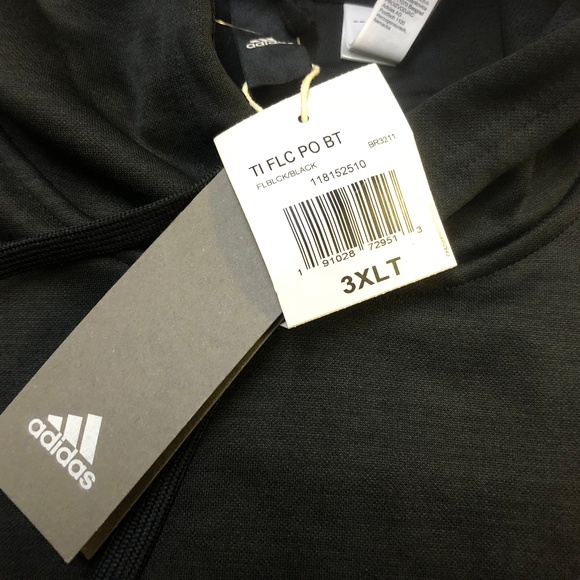 Adidas Climawarm Fleece Pullover Hoodie Sizes NEW - Picture 7 of 8